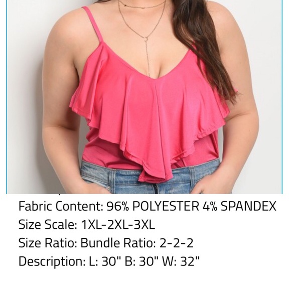 Plus Size 1X 2X 3X Bodysuit💞Buttery Soft - Picture 3 of 3